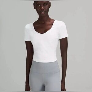 Lululemon Align T-Shirt in white size 6